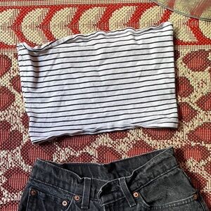 Striped Tube Top
